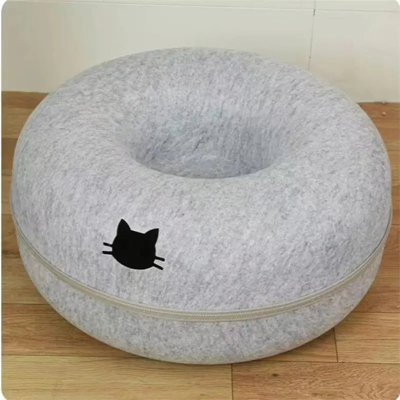 Donut Cat Tunnel Bed